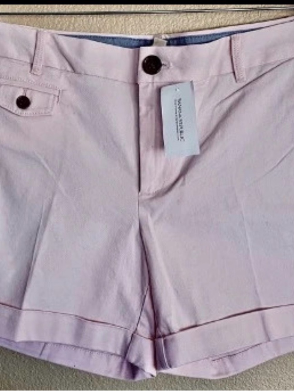 Banana Republic Light Pink High Waist Tailored Shorts